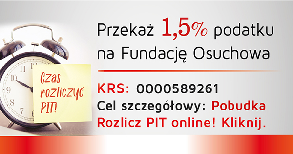 Wesprzyj Fundacje Osuchowa 1,5% podatku